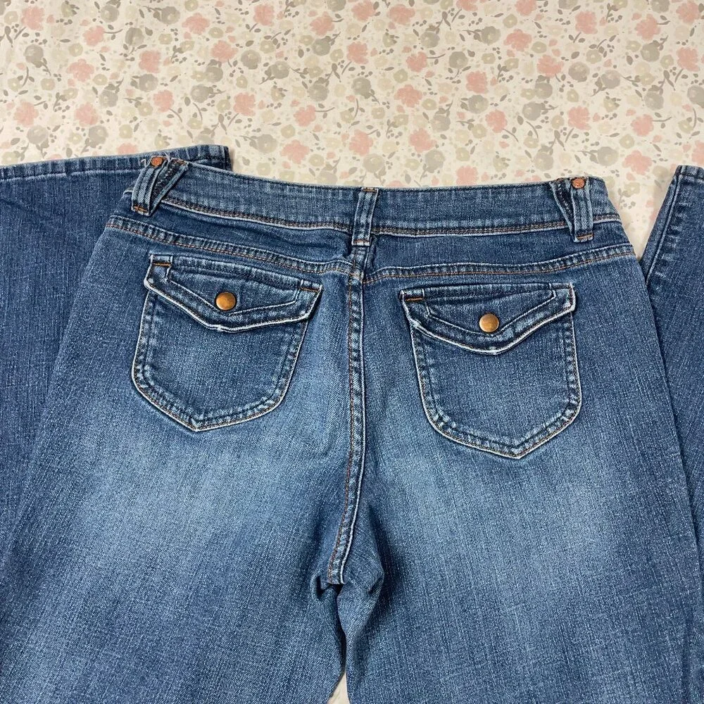 Simply Vera by Vera Wang Mid Rise Jeans Size 10 - Cotton/Spandex - Picture 4 of 14